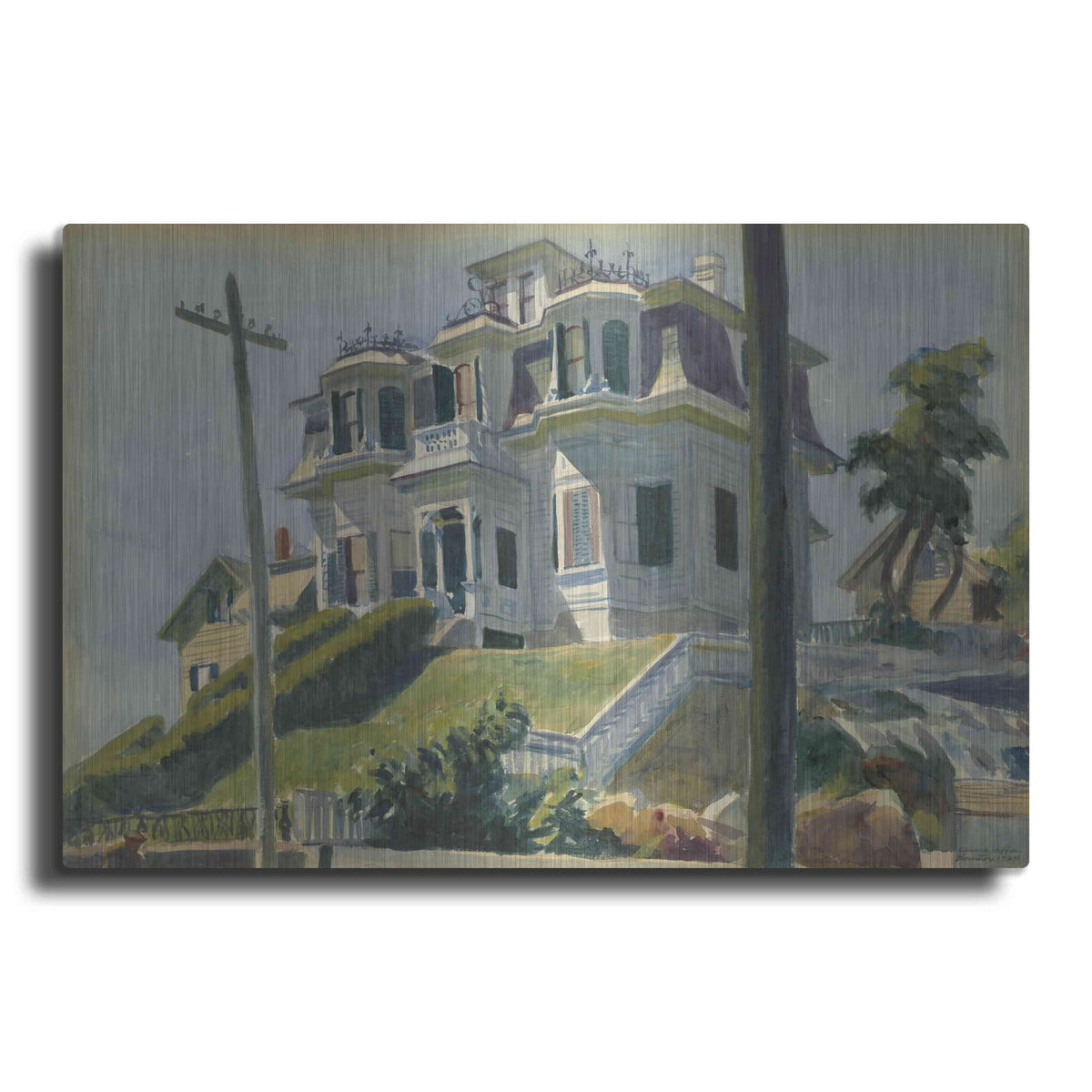 'Haskell's House, 1924' by Edward Hopper – Metal Wall Art