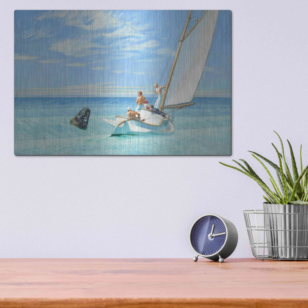 'Ground Swell, 1939' by Edward Hopper – Metal Wall Art, 16x12 room view