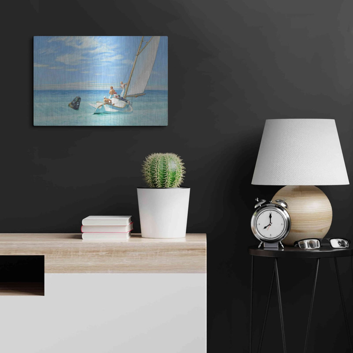 'Ground Swell, 1939' by Edward Hopper – Metal Wall Art, 24x16 room view