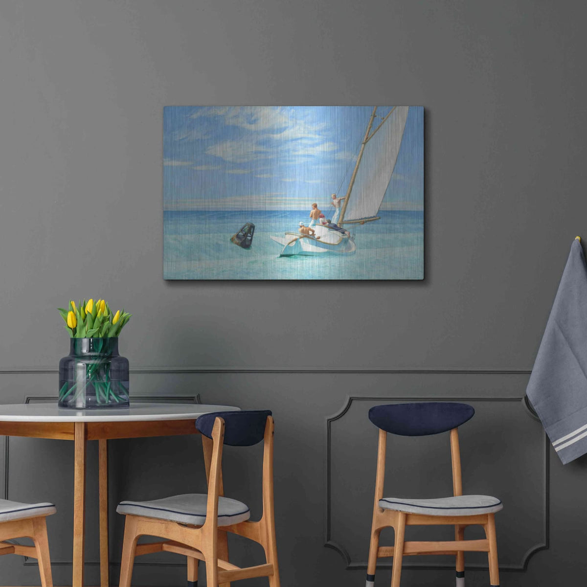 'Ground Swell, 1939' by Edward Hopper – Metal Wall Art, 36x24 room view