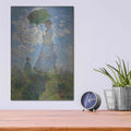 'Woman With A Parasol' by Claude Monet – Metal Wall Art, 12x16 room view