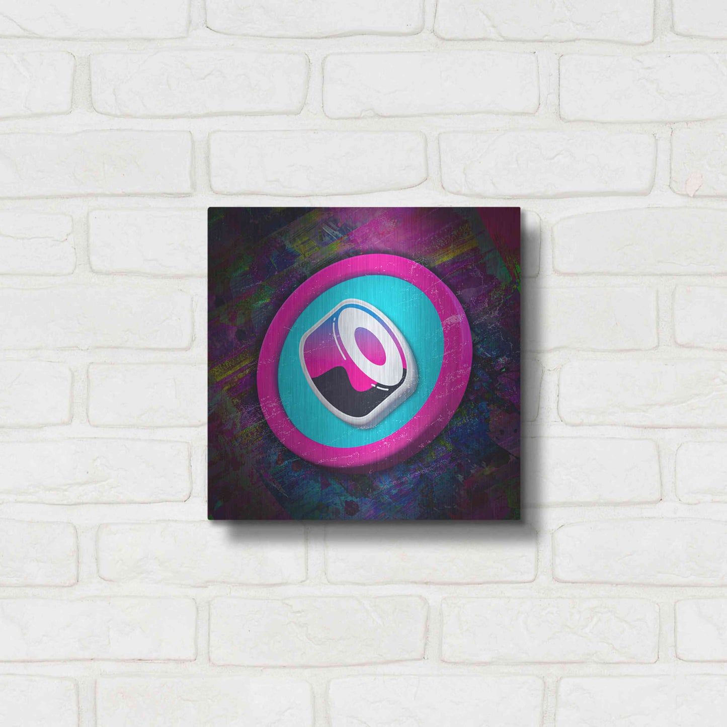 Luxe Metal Art 'Sushi Crypto' by Luxe Metal Art Portfolio,12x12