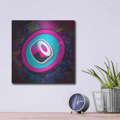 Luxe Metal Art 'Sushi Crypto' by Luxe Metal Art Portfolio,12x12