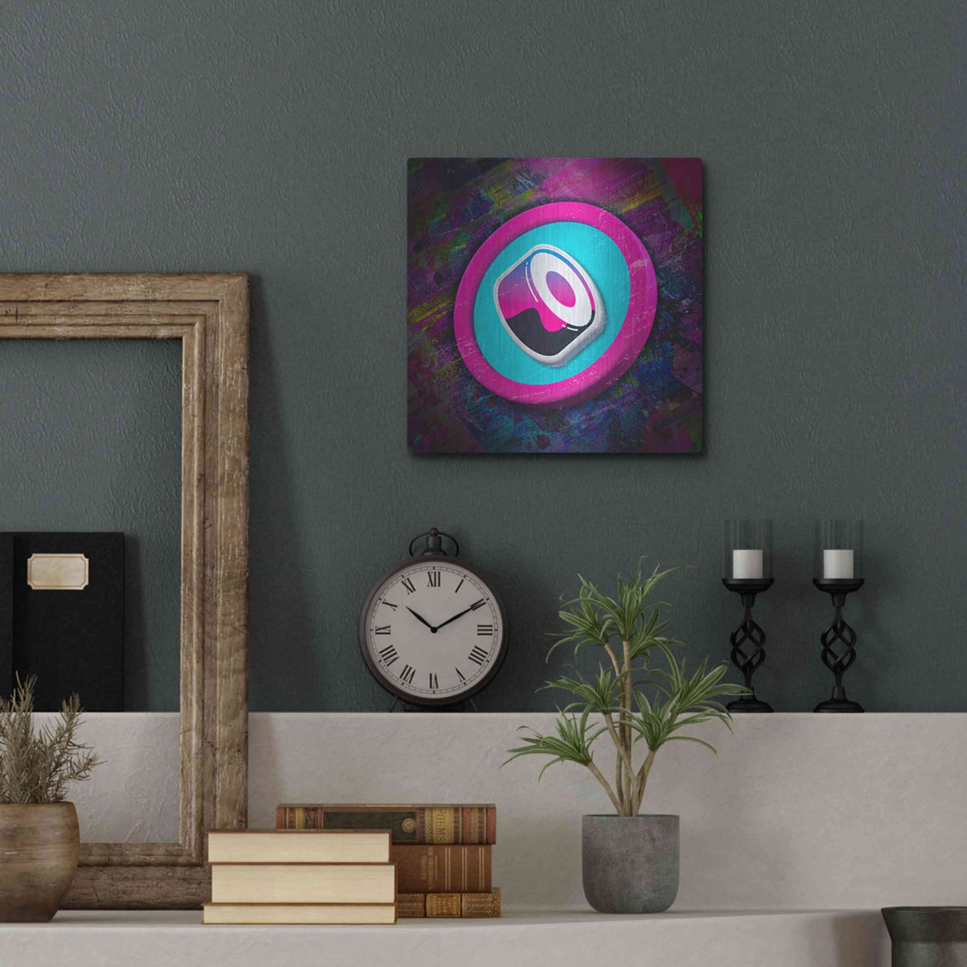 Luxe Metal Art 'Sushi Crypto' by Luxe Metal Art Portfolio,12x12