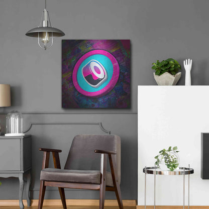 Luxe Metal Art 'Sushi Crypto' by Luxe Metal Art Portfolio,24x24