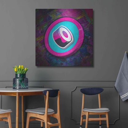 Luxe Metal Art 'Sushi Crypto' by Luxe Metal Art Portfolio,36x36
