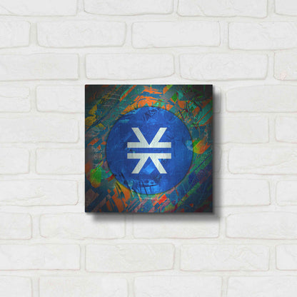 Luxe Metal Art 'STX Stacks Crypto' by Luxe Metal Art Portfolio,12x12