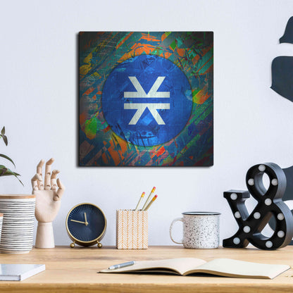Luxe Metal Art 'STX Stacks Crypto' by Luxe Metal Art Portfolio,12x12