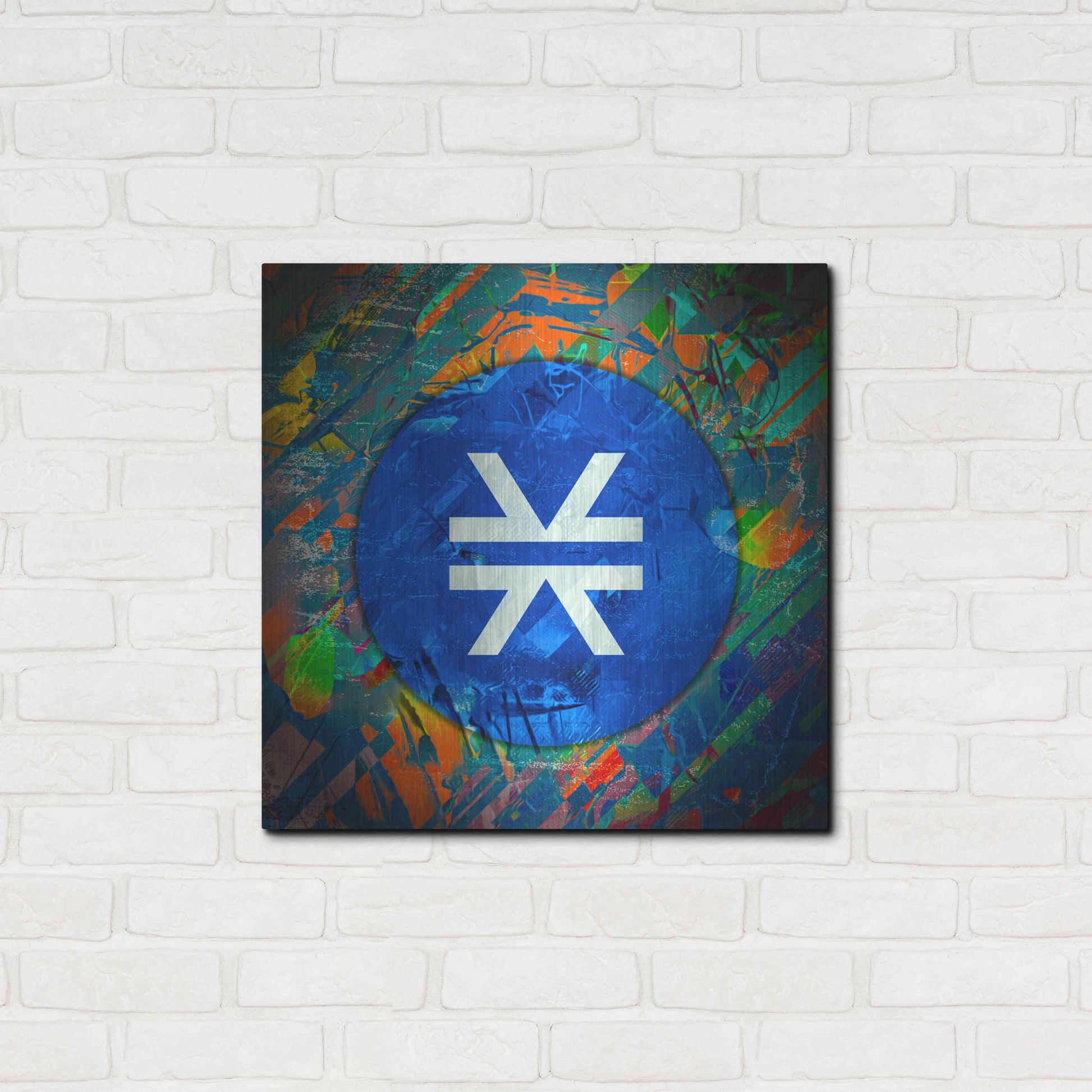 Luxe Metal Art 'STX Stacks Crypto' by Luxe Metal Art Portfolio,24x24