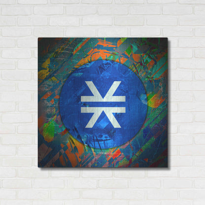 Luxe Metal Art 'STX Stacks Crypto' by Luxe Metal Art Portfolio,36x36