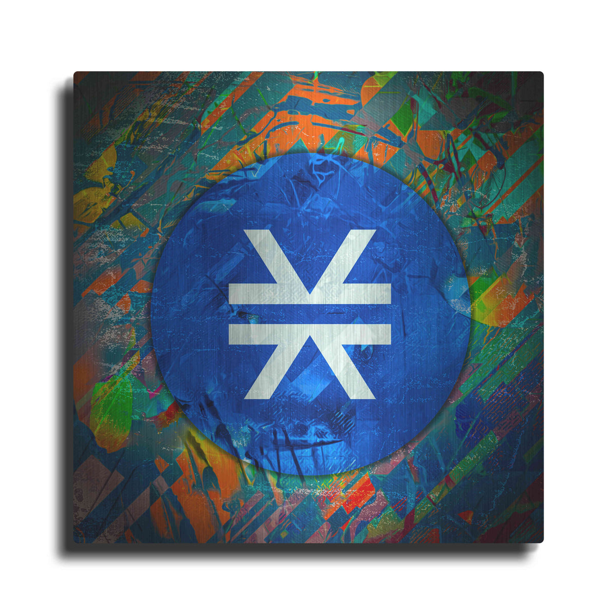 Luxe Metal Art 'STX Stacks Crypto' by Luxe Metal Art Portfolio