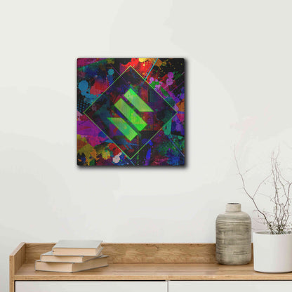 Luxe Metal Art 'SENT Crypto' by Luxe Metal Art Portfolio,12x12