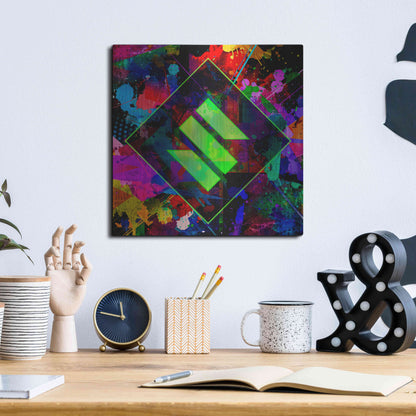 Luxe Metal Art 'SENT Crypto' by Luxe Metal Art Portfolio,12x12