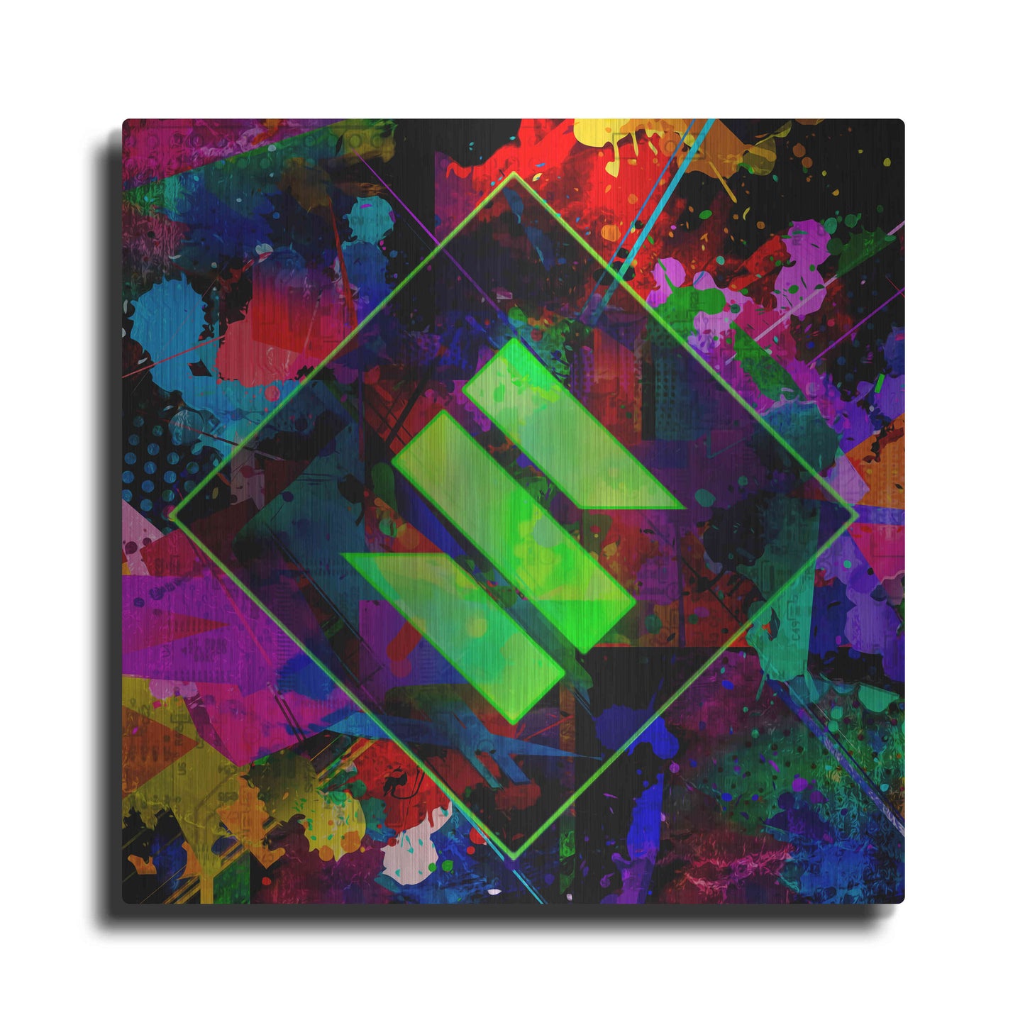 Luxe Metal Art 'SENT Crypto' by Luxe Metal Art Portfolio