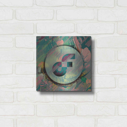 Luxe Metal Art 'Pastel Flow Crypto' by Luxe Metal Art Portfolio,12x12