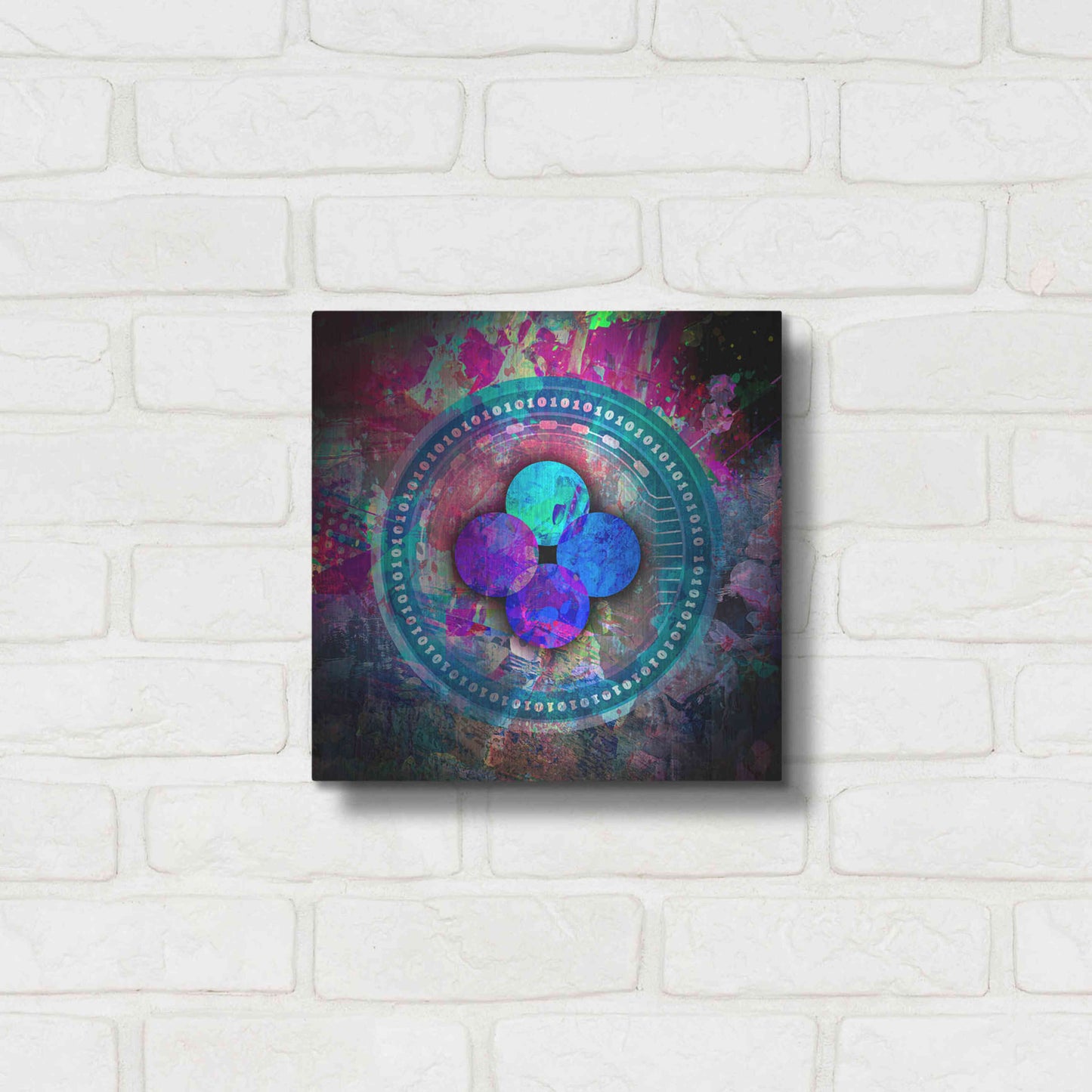 Luxe Metal Art 'OKB Crypto' by Luxe Metal Art Portfolio,12x12