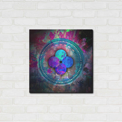 Luxe Metal Art 'OKB Crypto' by Luxe Metal Art Portfolio,24x24