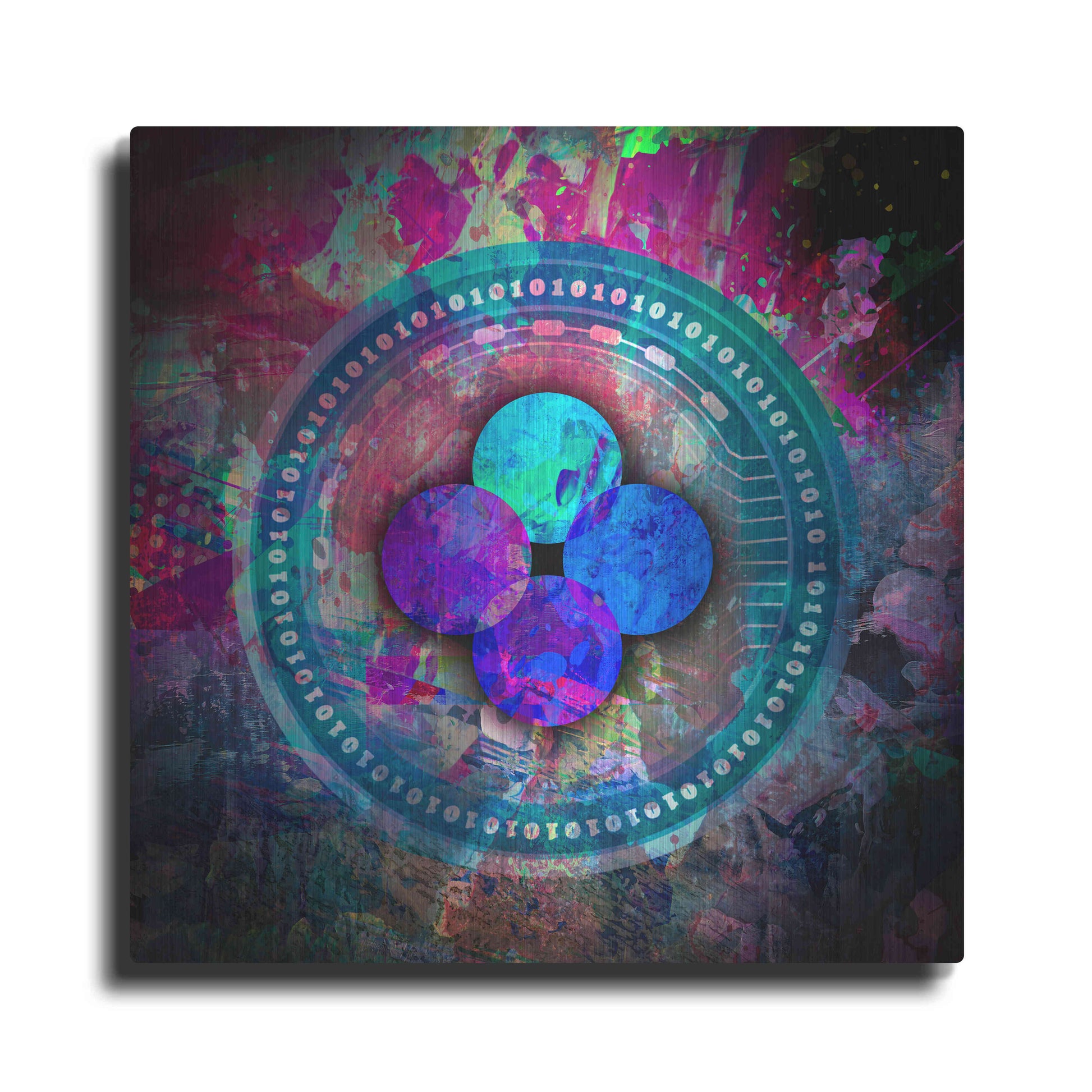 Luxe Metal Art 'OKB Crypto' by Luxe Metal Art Portfolio