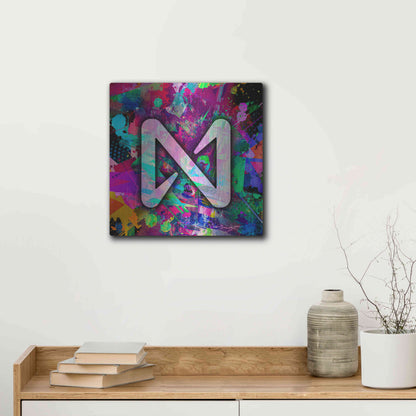 Luxe Metal Art 'NEAR Crypto' by Luxe Metal Art Portfolio,12x12