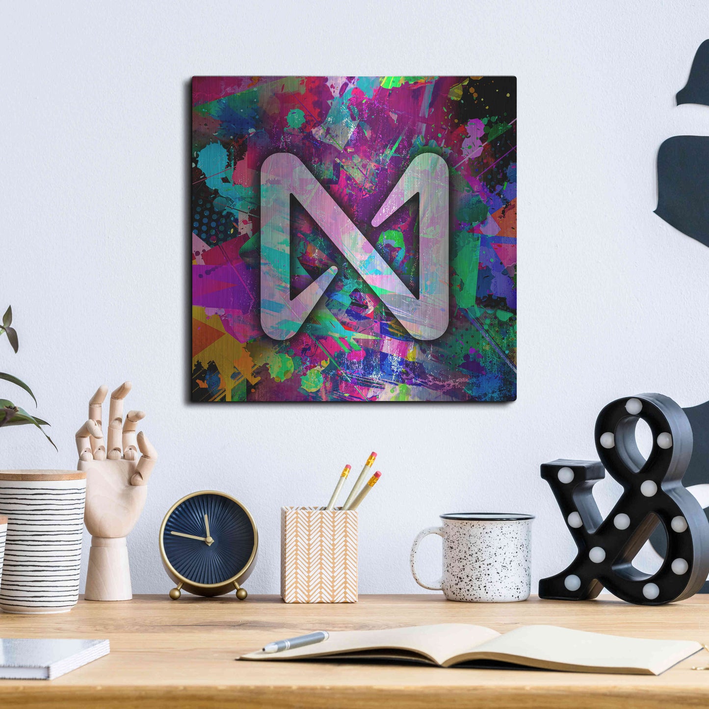Luxe Metal Art 'NEAR Crypto' by Luxe Metal Art Portfolio,12x12