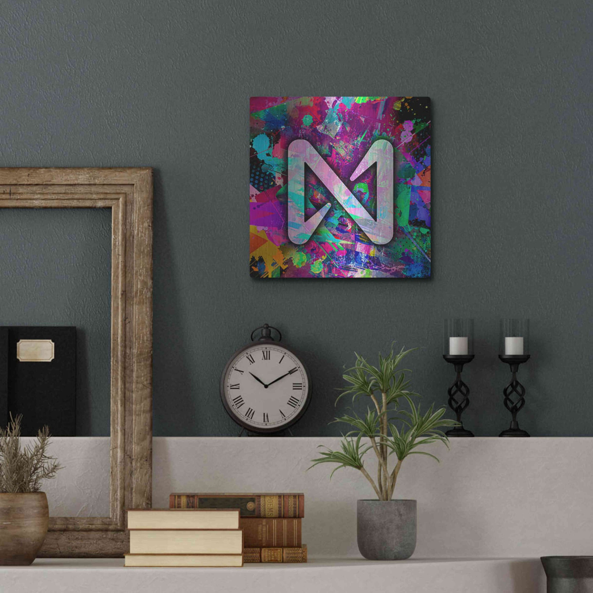 Luxe Metal Art 'NEAR Crypto' by Luxe Metal Art Portfolio,12x12
