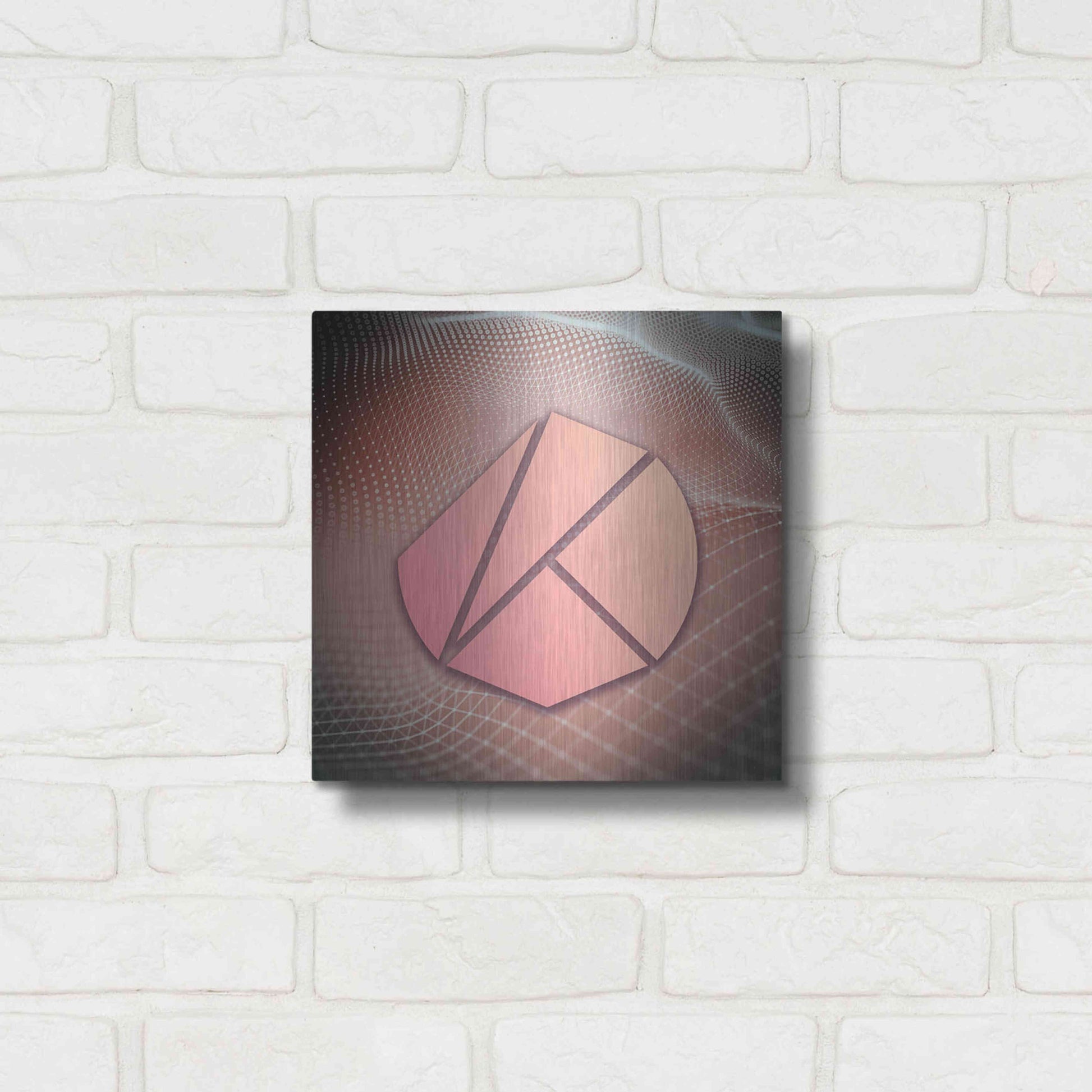 Luxe Metal Art 'KLAY Klaytn Crypto' by Luxe Metal Art Portfolio,12x12