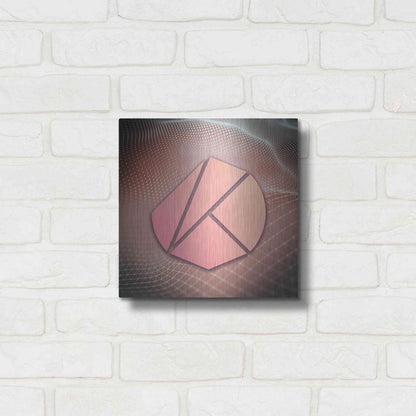 Luxe Metal Art 'KLAY Klaytn Crypto' by Luxe Metal Art Portfolio,12x12