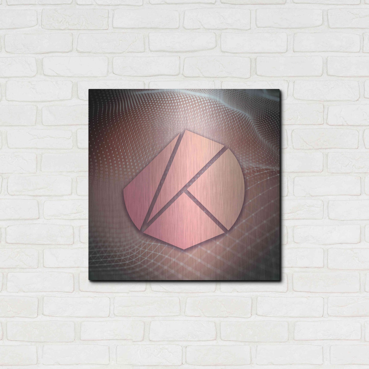 Luxe Metal Art 'KLAY Klaytn Crypto' by Luxe Metal Art Portfolio,24x24