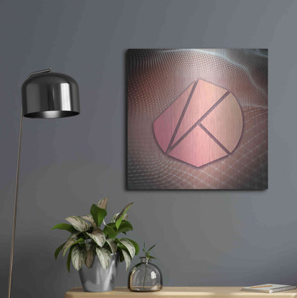 Luxe Metal Art 'KLAY Klaytn Crypto' by Luxe Metal Art Portfolio,24x24