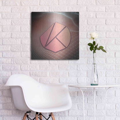 Luxe Metal Art 'KLAY Klaytn Crypto' by Luxe Metal Art Portfolio,24x24