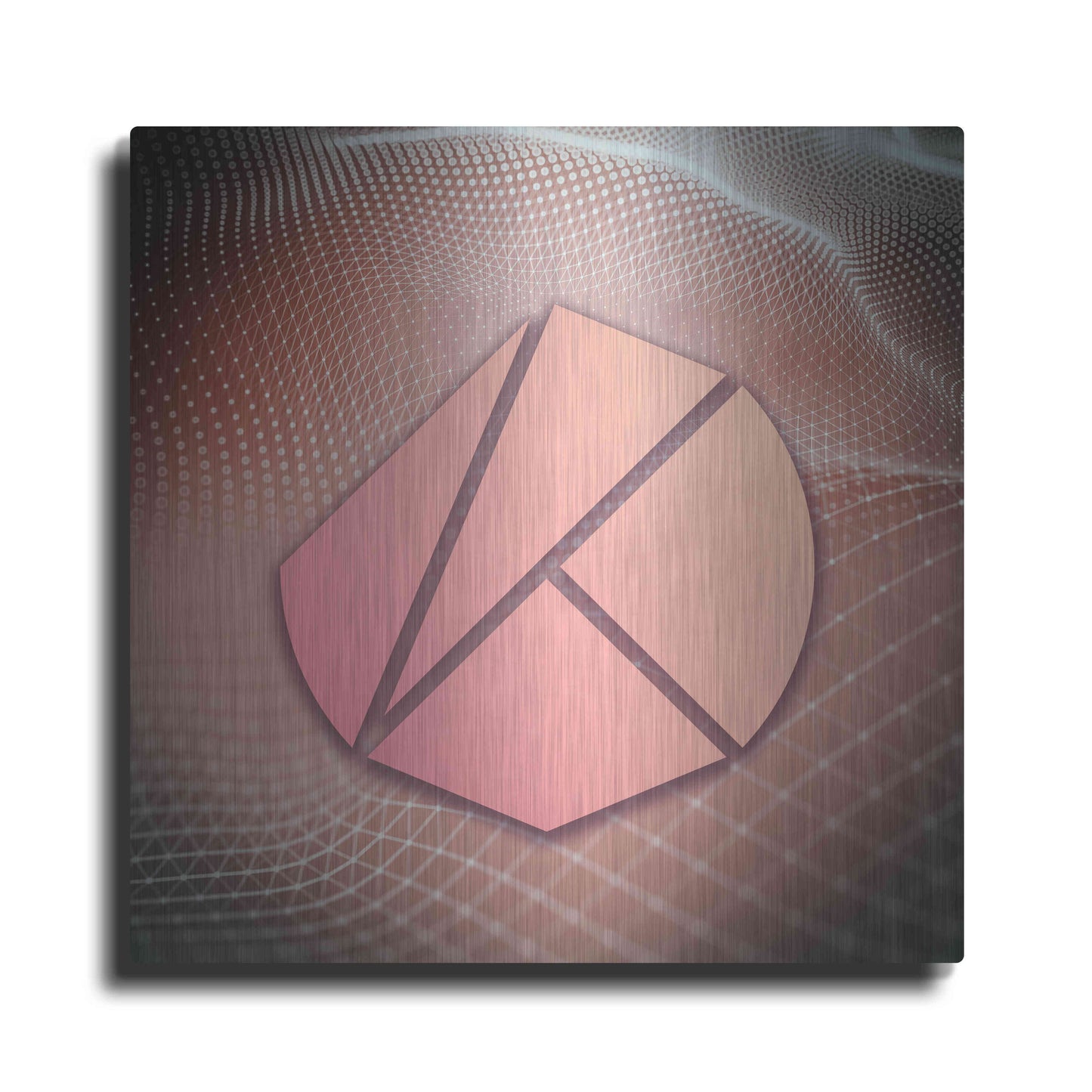 Luxe Metal Art 'KLAY Klaytn Crypto' by Luxe Metal Art Portfolio