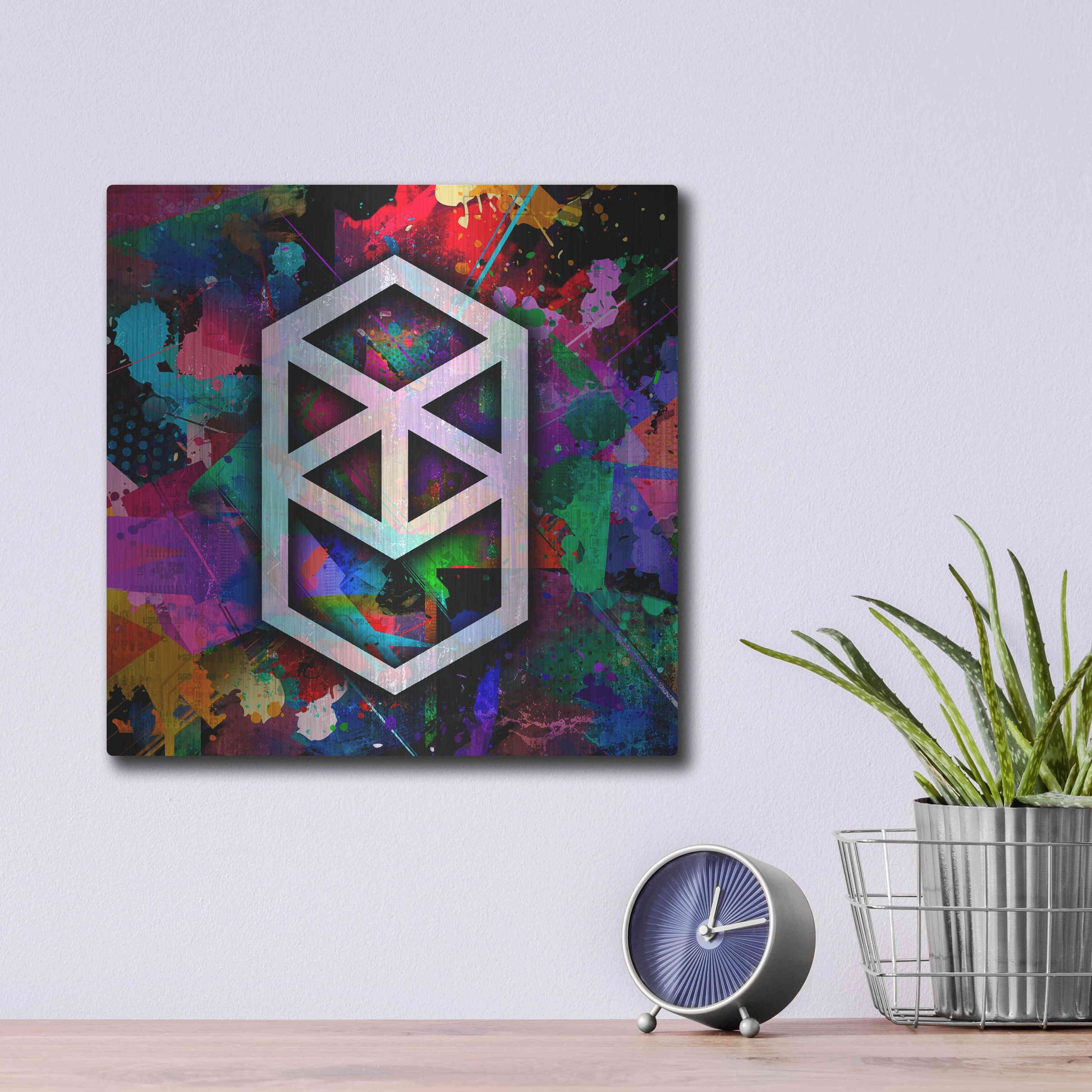 Luxe Metal Art 'FTM Fantom Crypto' by Luxe Metal Art Portfolio,12x12