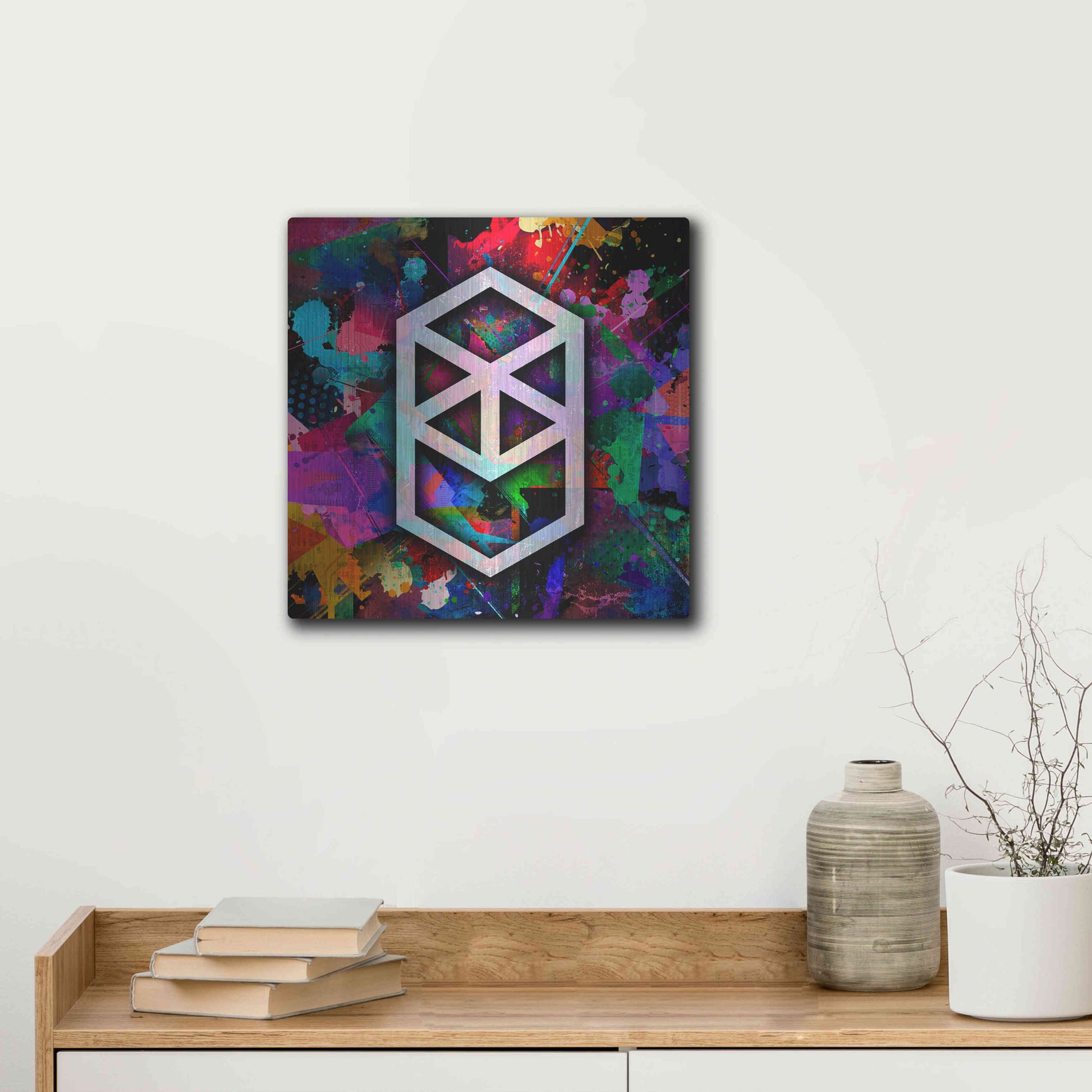 Luxe Metal Art 'FTM Fantom Crypto' by Luxe Metal Art Portfolio,12x12