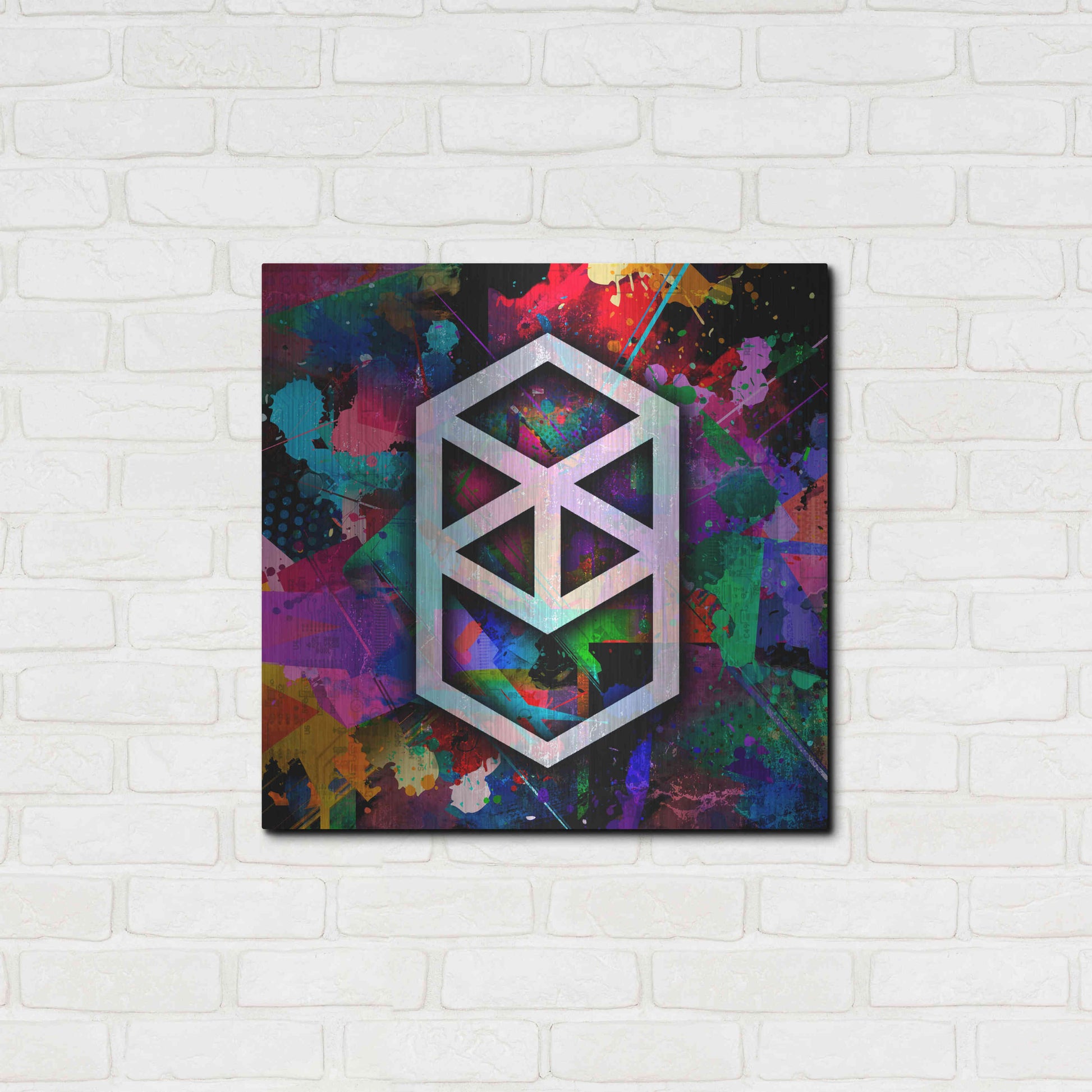Luxe Metal Art 'FTM Fantom Crypto' by Luxe Metal Art Portfolio,24x24