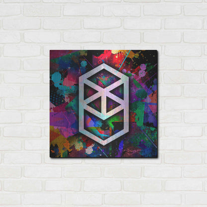Luxe Metal Art 'FTM Fantom Crypto' by Luxe Metal Art Portfolio,24x24