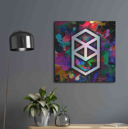 Luxe Metal Art 'FTM Fantom Crypto' by Luxe Metal Art Portfolio,24x24