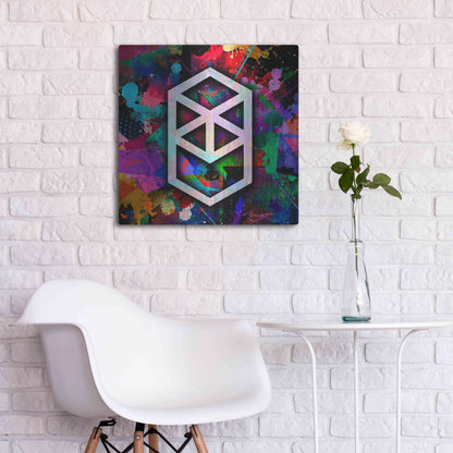 Luxe Metal Art 'FTM Fantom Crypto' by Luxe Metal Art Portfolio,24x24