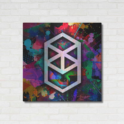 Luxe Metal Art 'FTM Fantom Crypto' by Luxe Metal Art Portfolio,36x36
