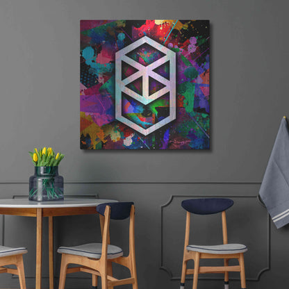 Luxe Metal Art 'FTM Fantom Crypto' by Luxe Metal Art Portfolio,36x36