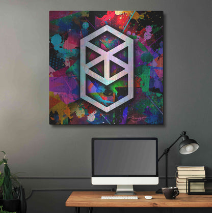 Luxe Metal Art 'FTM Fantom Crypto' by Luxe Metal Art Portfolio,36x36