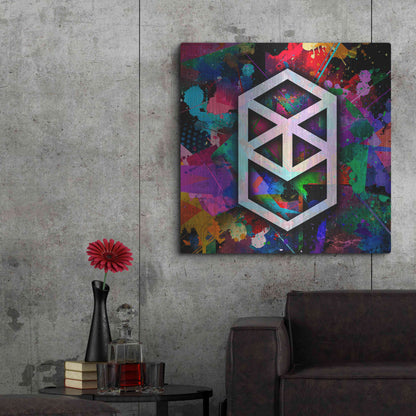 Luxe Metal Art 'FTM Fantom Crypto' by Luxe Metal Art Portfolio,36x36