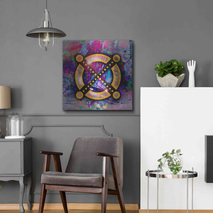 Luxe Metal Art 'EGLD Elrond Crypto' by Luxe Metal Art Portfolio,24x24