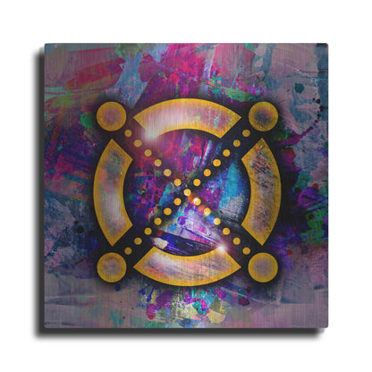 Luxe Metal Art 'EGLD Elrond Crypto' by Luxe Metal Art Portfolio