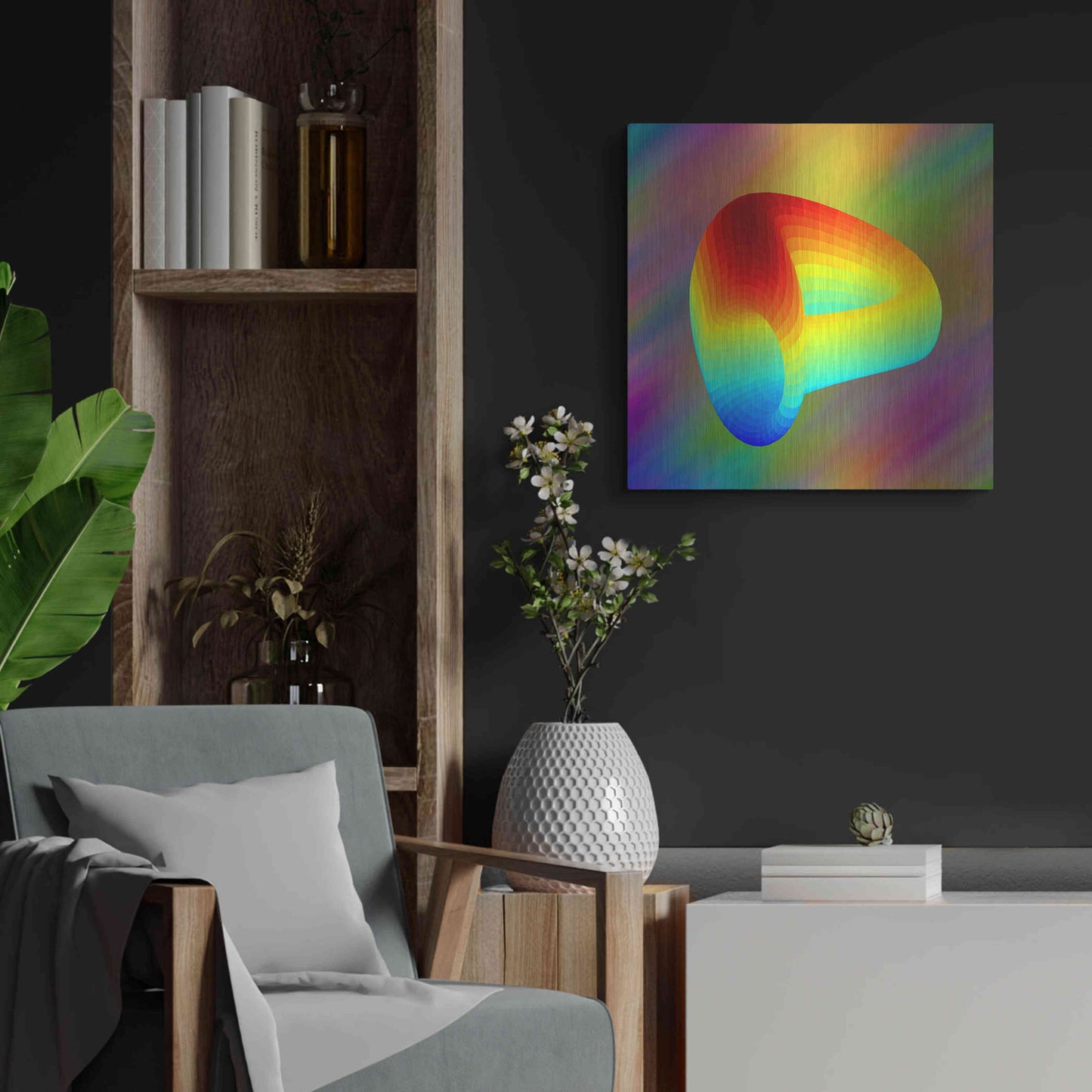 Luxe Metal Art 'Curve DAO CRV Crypto' by Luxe Metal Art Portfolio,24x24