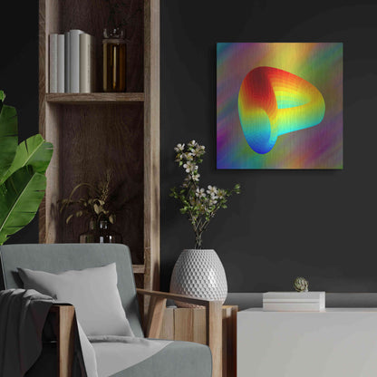Luxe Metal Art 'Curve DAO CRV Crypto' by Luxe Metal Art Portfolio,24x24