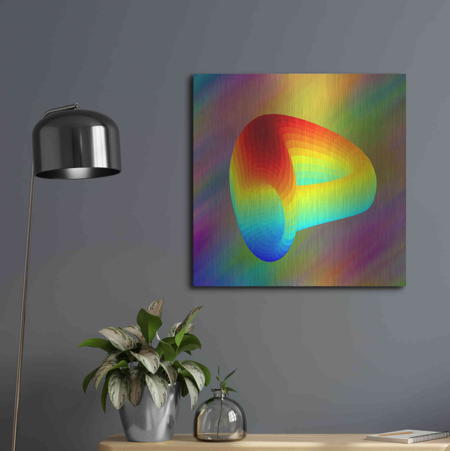 Luxe Metal Art 'Curve DAO CRV Crypto' by Luxe Metal Art Portfolio,24x24