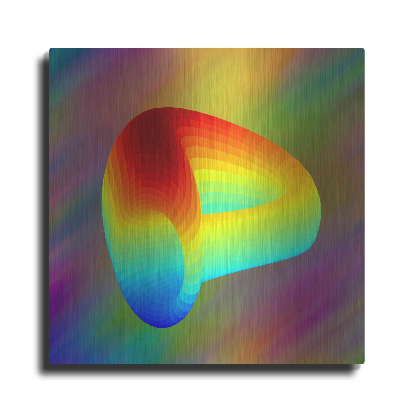 Luxe Metal Art 'Curve DAO CRV Crypto' by Luxe Metal Art Portfolio