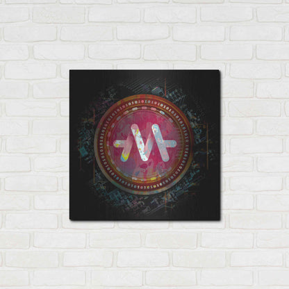 Luxe Metal Art 'Meld Crypto' by Luxe Metal Art Portfolio,24x24