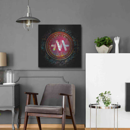 Luxe Metal Art 'Meld Crypto' by Luxe Metal Art Portfolio,24x24