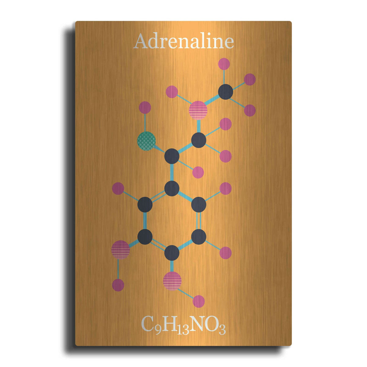 'Adrenaline Molecule II' by Maxim – Metal Wall Art